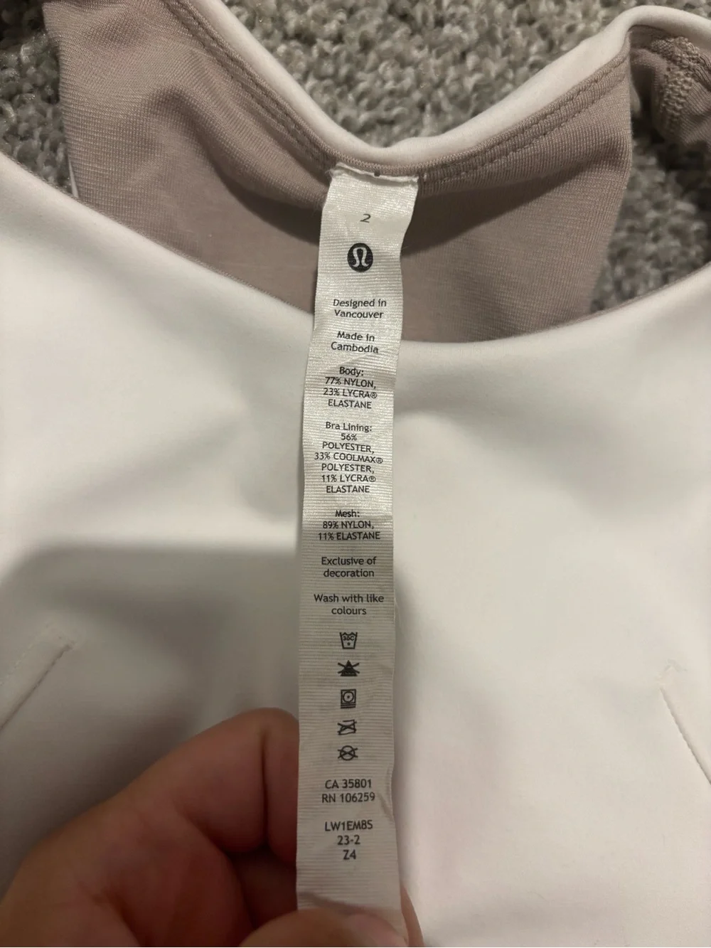 Lululemon Wunder Train Racerback Tank Top